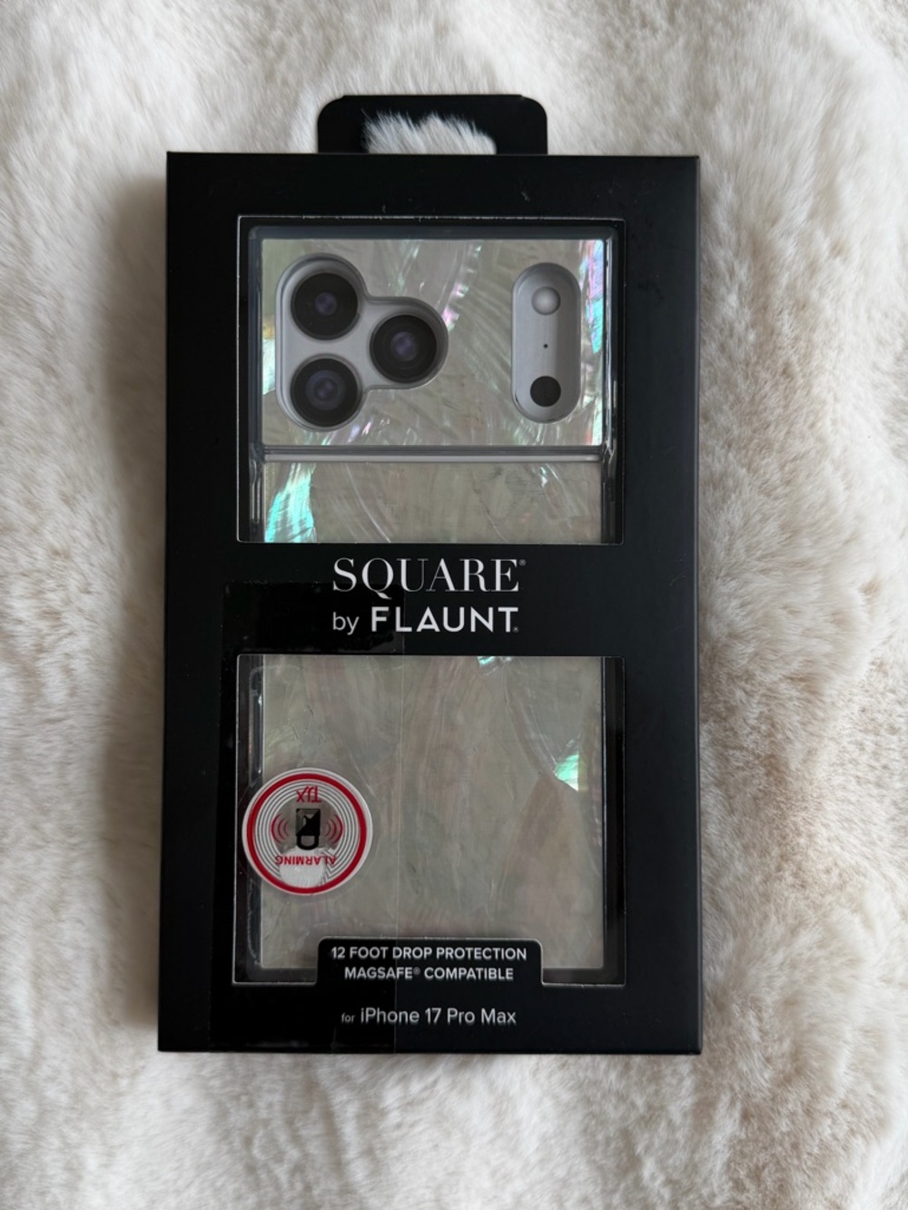 🆕 SQUARE by FLAUNT | Mother of Pearl iPhone 17 Pro Max Case!